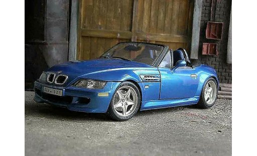 Bmw Z3 M Roadster 1/18 Burago azul 1996 coche miniatura