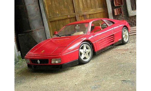 Ferrari 348 TB 1/18 Burago rojo coche miniatura