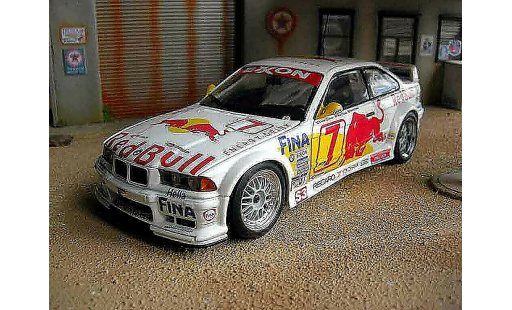 Bmw M3 coupe 1/18 Ut Models GTR E36 red bull 1997 coche miniatura