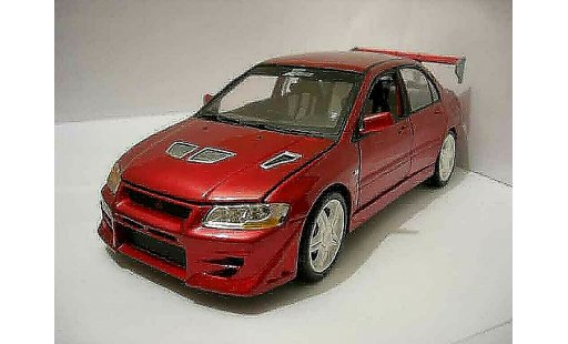 Mitsubishi Lancer Evolution VII 1/18 Ertl fast and furious rojo coche miniatura
