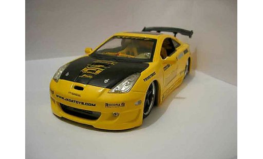 Toyota Celica Import 1/18 Jada Toys racer amarillo coche miniatura