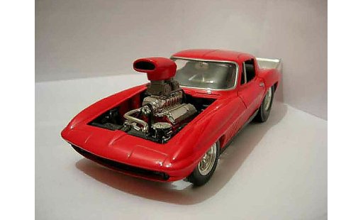 Chevrolet Corvette Coupe 1/18 Hot Wheels C2 rojo 1965 coche miniatura