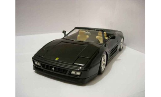 Ferrari 348 Spider 1/18 Mira noir jantes modena coche miniatura
