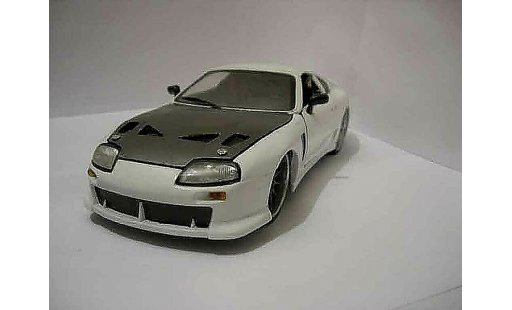 Toyota Supra Base 1/18 Racing Champion blanco tuning coche miniatura