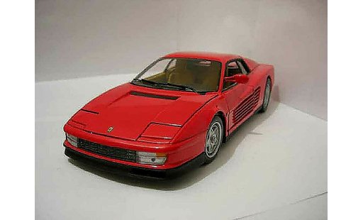 Ferrari Testarossa Coupe 1/18 Hot Wheels Elite rojo coche miniatura