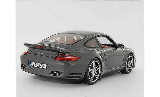 Porsche 911 Turbo 1/18 Norev gris coche miniatura