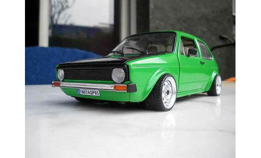 Volkswagen Golf GTI 1/18 Solido emeraude coche miniatura