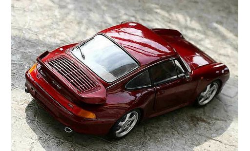 Porsche 911 Turbo 1/18 Ut Models bordeau coche miniatura