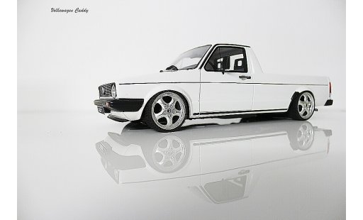 Volkswagen Caddy Base 1/18 Ottomobile blanco jantes porsche 17 pouces coche miniatura