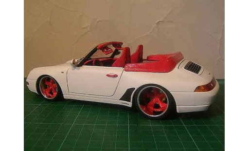 Porsche 911 Cabriolet 1/18 Burago Descapotable Carrera tuning coche miniatura