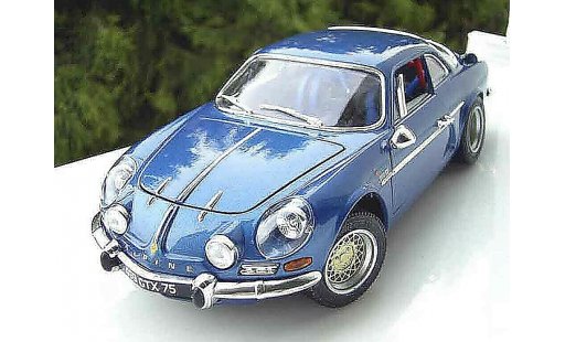 Alpine A110 rallye 1/18 Burago azul jantes bbs coche miniatura
