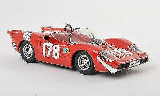 Abarth 2000 S 1/43 Best No.178 Bitter/Kelleners Targa Florio 1969 coche miniatura