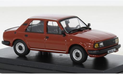 Skoda 120 1/43 Abrex L naranja 1984 coche miniatura