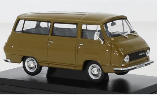 Skoda 1203 1/43 Abrex Mikrobus beige 1974 coche miniatura