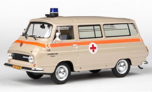 Skoda 1203 1/43 Abrex Mikrobus Sanitka - Zachranka (CZ) 1974 coche miniatura