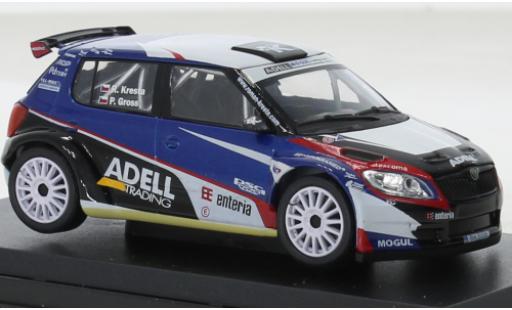 Skoda Fabia 1/43 Abrex II FL S2000 Adell Mogul Racing Team Kresta Design 2011 coche miniatura