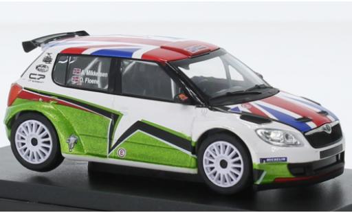 Skoda Fabia 1/43 Abrex II FL S2000 UK Mikkelsen Design 2011 coche miniatura