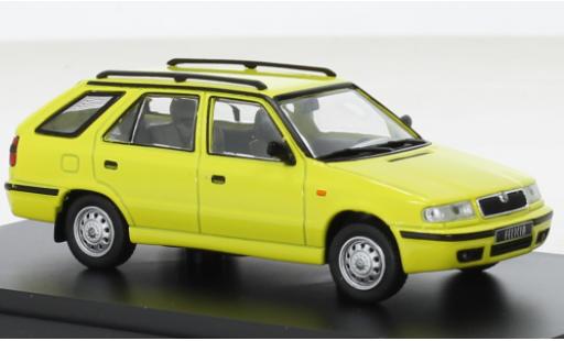 Coche miniatura Skoda Felicia 1/43 Abrex FL combi amarillo clair 1998 Skoda Felicia 1/43 Abrex FL combi amarillo clair 1998 coche miniatura