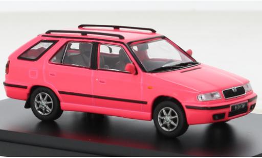 Coche miniatura Skoda Felicia 1/43 Abrex FL Combi rosa 1998 Skoda Felicia 1/43 Abrex FL Combi rosa 1998 coche miniatura