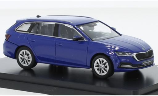 Coche miniatura Skoda Octavia 1/43 Abrex IV Combi azul 2020 Skoda Octavia 1/43 Abrex IV Combi azul 2020 coche miniatura