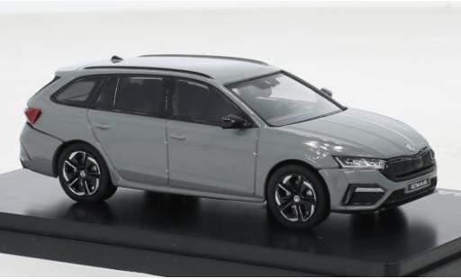 Coche miniatura Skoda Octavia 1/43 Abrex IV Combi RS gris 2020 Skoda Octavia 1/43 Abrex IV Combi RS gris 2020 coche miniatura