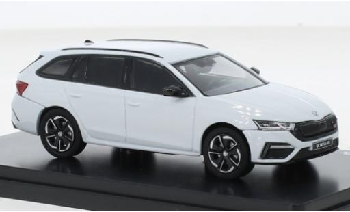 Coche miniatura Skoda Octavia 1/43 Abrex IV Combi RS metallise blanco 2020 Skoda Octavia 1/43 Abrex IV Combi RS metallise blanco 2020 coche miniatura