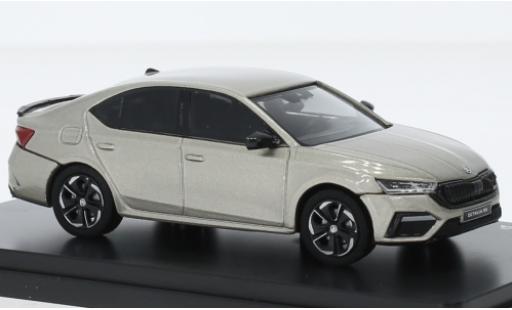 Coche miniatura Skoda Octavia 1/43 Abrex IV RS metallise beige clair 2020 Skoda Octavia 1/43 Abrex IV RS metallise beige clair 2020 coche miniatura