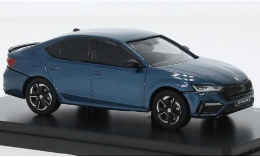 Coche miniatura Skoda Octavia 1/43 Abrex IV RS metallise azul 2020 Skoda Octavia 1/43 Abrex IV RS metallise azul 2020 coche miniatura