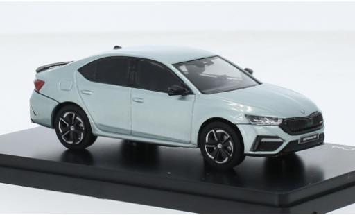 Coche miniatura Skoda Octavia 1/43 Abrex IV RS metallise azul clair 2020 Skoda Octavia 1/43 Abrex IV RS metallise azul clair 2020 coche miniatura