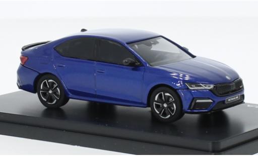 Coche miniatura Skoda Octavia 1/43 Abrex IV RS metallise azul foncé 2020 Skoda Octavia 1/43 Abrex IV RS metallise azul foncé 2020 coche miniatura