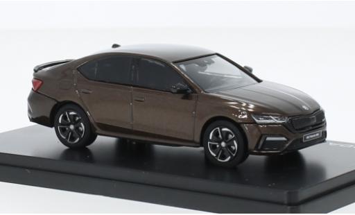 Coche miniatura Skoda Octavia 1/43 Abrex IV RS metallise brun 2020 Skoda Octavia 1/43 Abrex IV RS metallise brun 2020 coche miniatura