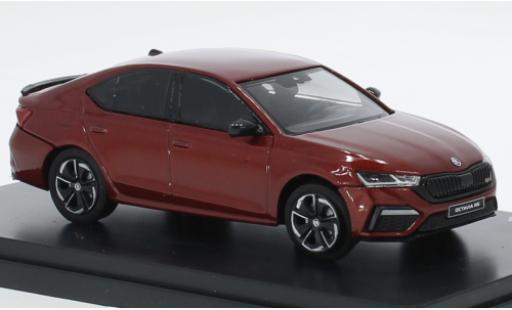 Coche miniatura Skoda Octavia 1/43 Abrex IV RS metallise naranja 2020 Skoda Octavia 1/43 Abrex IV RS metallise naranja 2020 coche miniatura