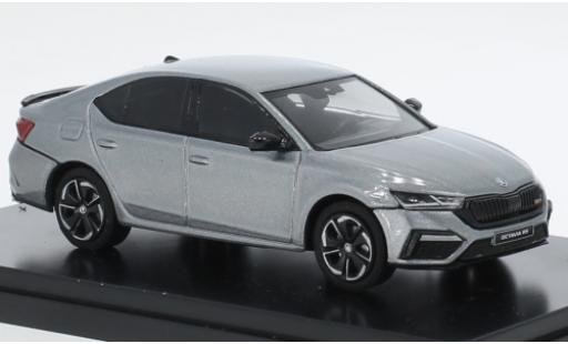 Coche miniatura Skoda Octavia 1/43 Abrex IV RS metallise gris clair 2020 Skoda Octavia 1/43 Abrex IV RS metallise gris clair 2020 coche miniatura