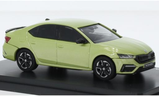 Coche miniatura Skoda Octavia 1/43 Abrex IV RS metallise la chaux 2020 Skoda Octavia 1/43 Abrex IV RS metallise la chaux 2020 coche miniatura
