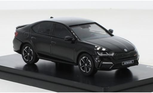 Coche miniatura Skoda Octavia 1/43 Abrex IV RS metallise negro 2020 Skoda Octavia 1/43 Abrex IV RS metallise negro 2020 coche miniatura