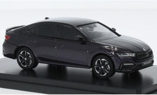 Coche miniatura Skoda Octavia 1/43 Abrex IV RS metallise violett 2020 Skoda Octavia 1/43 Abrex IV RS metallise violett 2020 coche miniatura