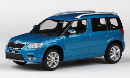 Coche miniatura Skoda Yeti 1/43 Abrex FL metalico azul 2013 Skoda Yeti 1/43 Abrex FL metalico azul 2013 coche miniatura
