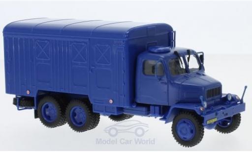 Praga V3S 1/43 Abrex Kasten azul 1967 coche miniatura