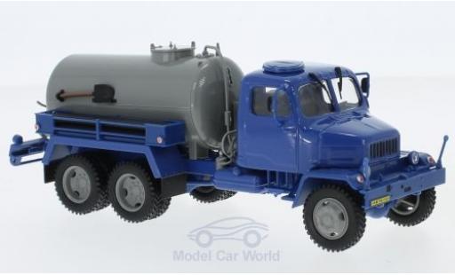 Praga V3S 1/43 Abrex Tankwagen azul/gris 1967 coche miniatura