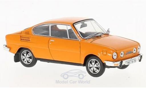 Skoda 110 1/43 Abrex R naranja coche miniatura