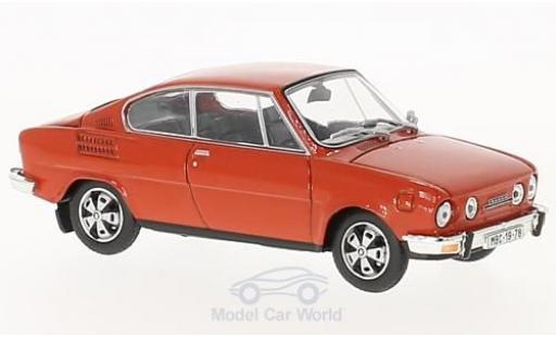 Skoda 110 1/43 Abrex R rojo 1980 coche miniatura