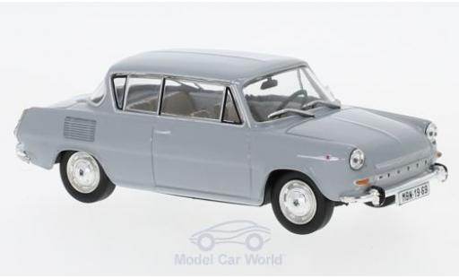 Skoda 110 1/43 Abrex 0MBX gris 1969 coche miniatura