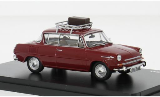 Skoda 110 1/43 Abrex 0MBX rojo 1969 1:43 coche miniatura