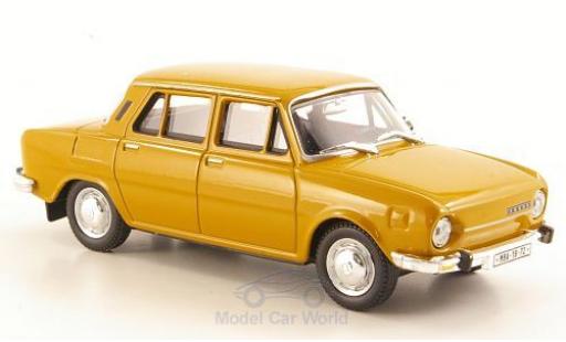 Coche miniatura Skoda 110 1/43 Abrex L amarillo 1973 Skoda 110 1/43 Abrex L amarillo 1973 coche miniatura