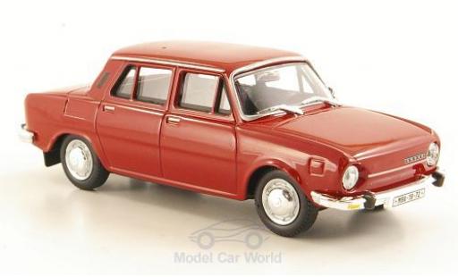 Skoda 110 1/43 Abrex L rojo 1973 ohne Vitrine coche miniatura