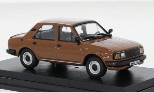 Skoda 120 1/43 Abrex L braun 1984 1:43 coche miniatura