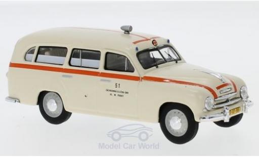 Coche miniatura Skoda 120 1/43 Abrex 1 1956 Rettungswagen Skoda 120 1/43 Abrex 1 1956 Rettungswagen coche miniatura