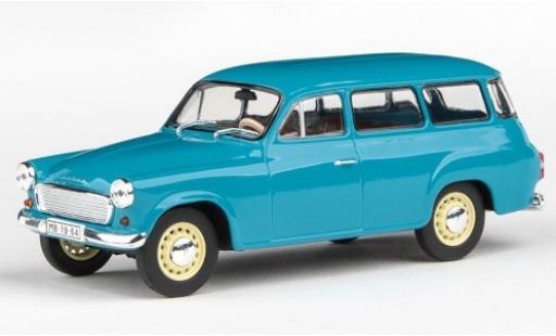 Skoda 120 1/43 Abrex 2 azul 1964 coche miniatura