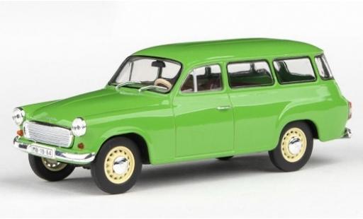 Skoda 120 1/43 Abrex 2 verde 1964 coche miniatura