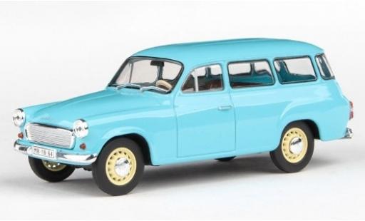 Skoda 120 1/43 Abrex 2 azul 1964 coche miniatura